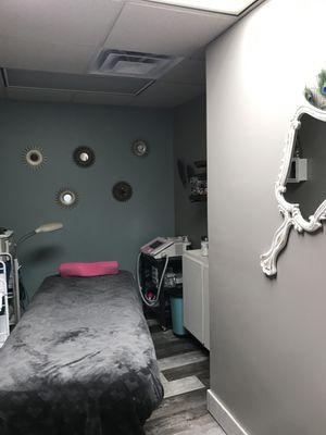 Waxing and facial room