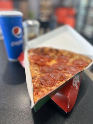 Pizza slice pepperoni