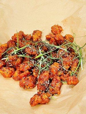 Spicy fried chicken - good like gojuchang chicken