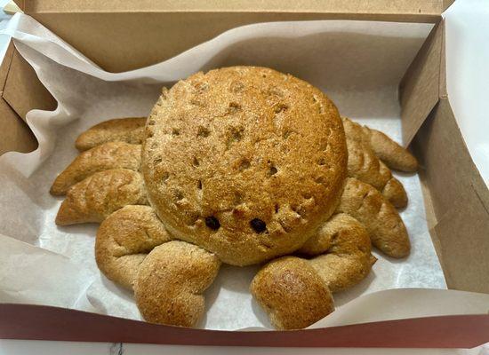 Crab Shaped Multigrain Bread