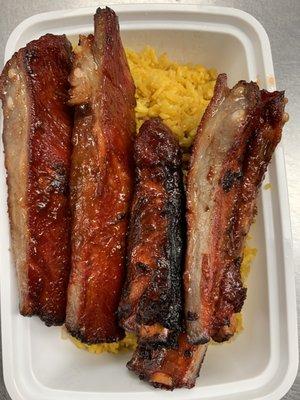 Barbecue spare ribs