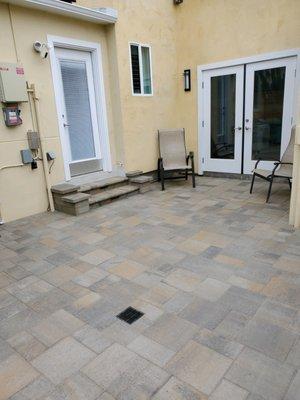 Paver installation