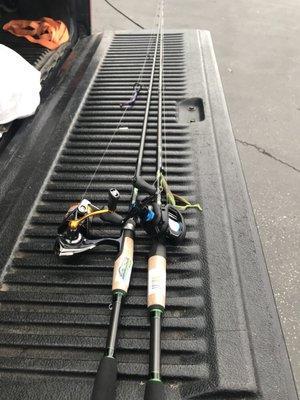 Couple new rods that the team at Coyote Bait helped me with.