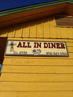 Quaint little diner in Purcell Oklahoma