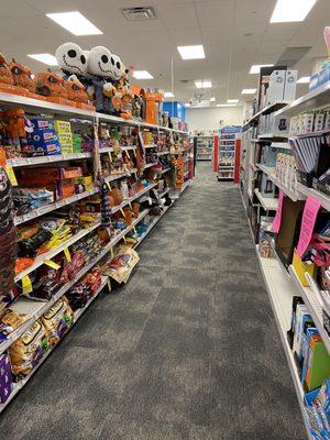 Halloween aisle- finally clean and neat