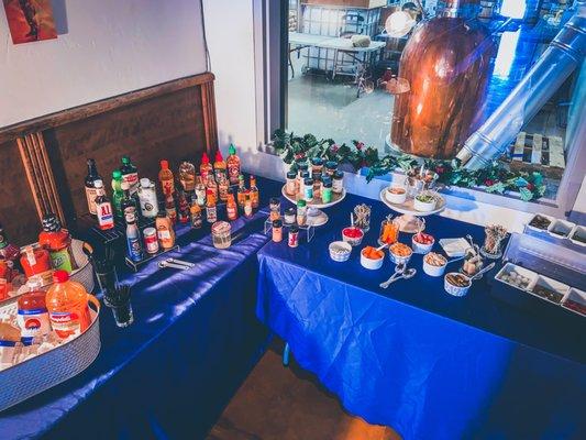 Colorado's Biggest Bloody Mary Bar every Sunday 11am-3pm