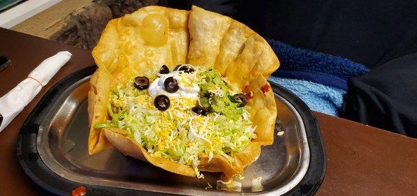 Chili Verde Tostada Grande