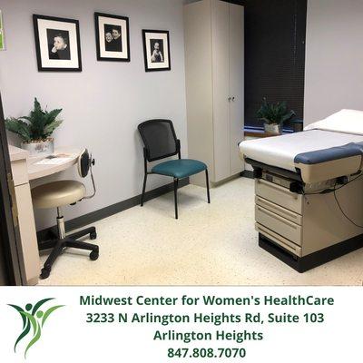 Our Hoffman Estates office exam rooms