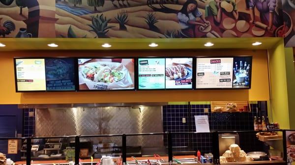 Cool east to read menu boards!