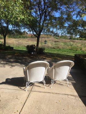 Sitting area outside