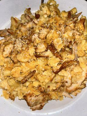 Mac and cheese with chicken