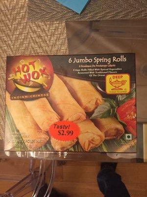 Spring rolls advertised at $2.99 but sold at $3.79. I noticed the same on several other items.