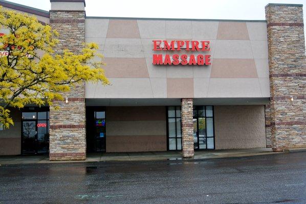 Empire Massage at Villager Square Shopping Center, 120th Ave in Broomfield.