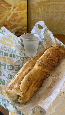 chicken teriyaki foot long...