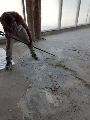 leveling the floor