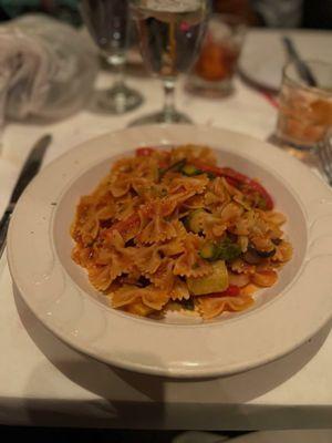 Vegetarian Bowtie Pasta