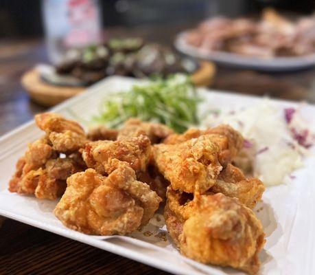 Padak KFC: Fried Chicken w/ green onion, house sauce | $25 (boneless chicken thigh)