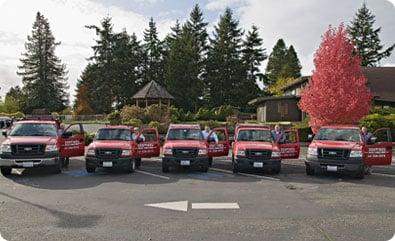 The guys and gals ready to start their day!