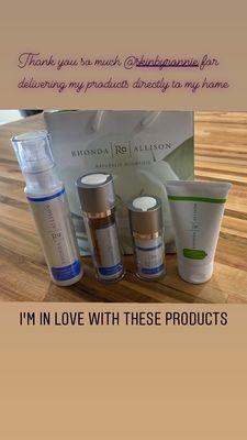 Customized Rhonda Allison skin care products