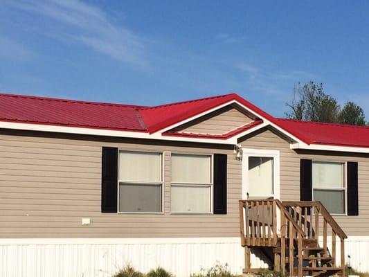 Metal roof installed in elk city Oklahoma