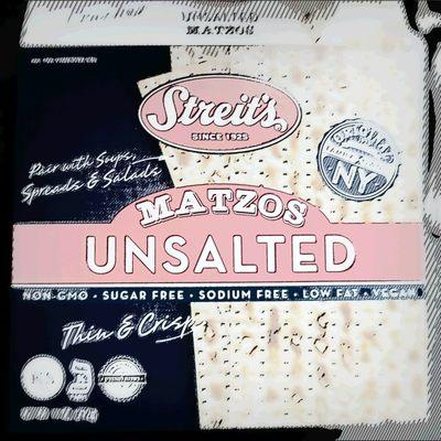 Unsalted,vegan, no sugar matzos