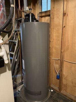 Water tank expertly installed by the Connerney team!