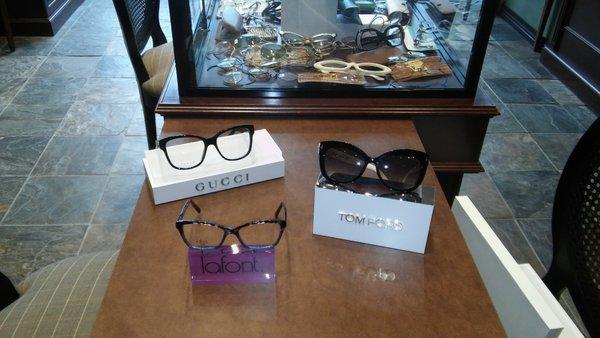 Eyes on the Lake has a great glasses selection!  They always have great  honest advice on what glasses look the best!