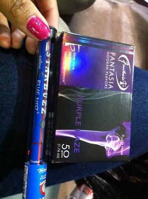 Starbuzz e-cig and Purple Haze hookah tobacco! :))