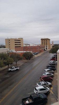 View from rooftop terrace.