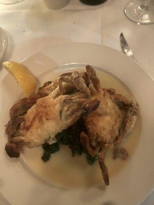 These are my soft shell crabs, very good size