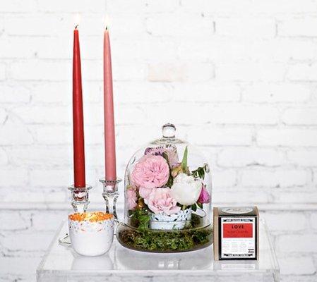 Bell jar trio Valentine's Day 2018