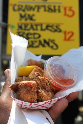 Fried Salmon Bites