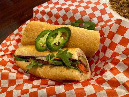 Pork bahn mi