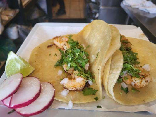 Shrimp tacos