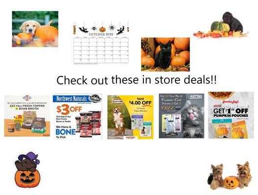 October 2022 deals !
https://www.abetterwaypetcare.com/in-store-sale/