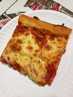 Anthony's Sicilian Slice is Crispy, Cheesy, Saucey, and FULL of Deliciousness!!