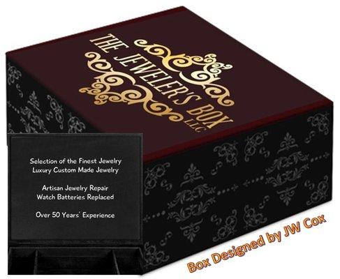 Just a custom design box idea for my friends at 'The Jeweler's Box. Made with Adobe Master Collection CS6.