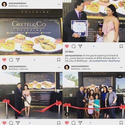 Gretel & Co Red Ribbon Ceremony April 11,2018 "Grand opening"