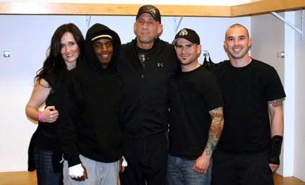 Ricky's Strikeforce fight - in the locker room just before his win on 2/26/10!