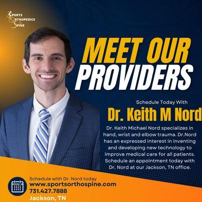 Dr. Keith M Nord, Upper Extremity Specialist