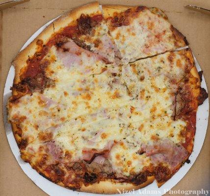 Italian Beef & Ham Pizza