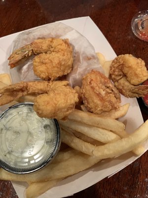 Roast Beef and shrimp basket