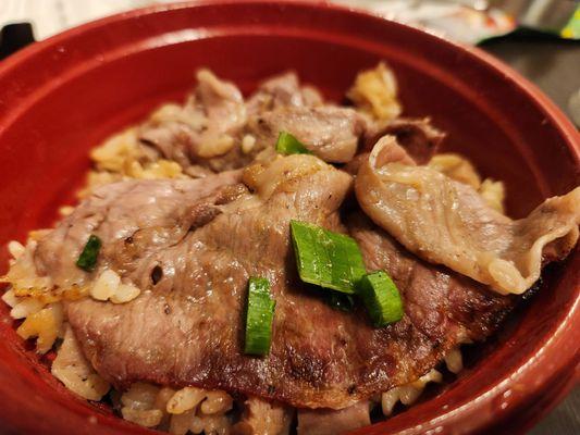 A5 Wagyu Ribeye with SPAM Garlic Rice Bowl