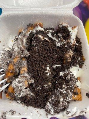 Cookies N cream Funnel cake fries