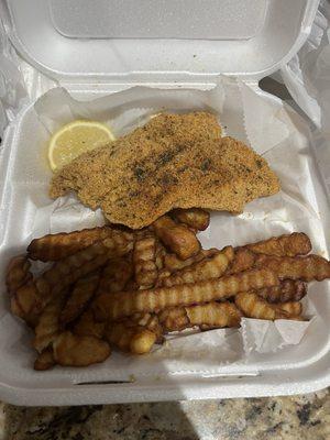 Fried catfish