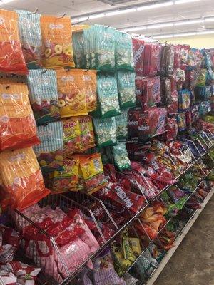 Partial candy aisle