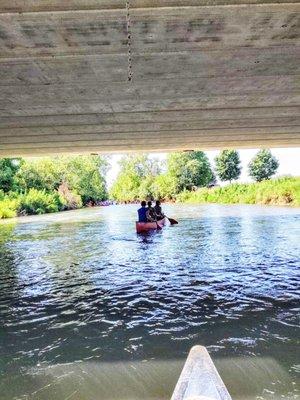 Cruising down the river!