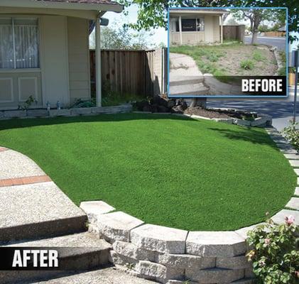 Artificial Grass saves water and has very low to no maintenance