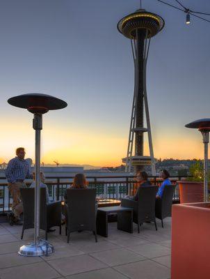 Rooftop Deck at The Century Apartments, Seattle, WA