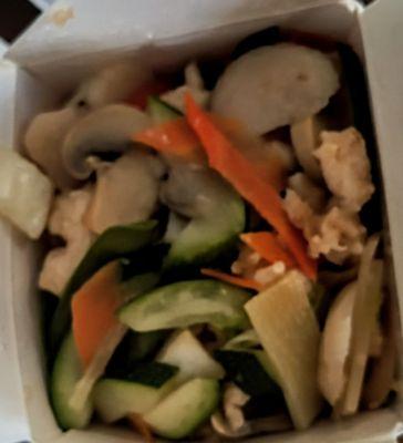 My personal fave, moo goo gai pan